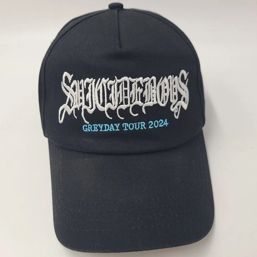 Suicideboys Hat Snapback Black‎ G59 Records Greyday Tour 2024 Rap Merch Script